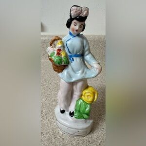 Vintage small figurine est age 60-70years old, made in Japan. No chips,good cond